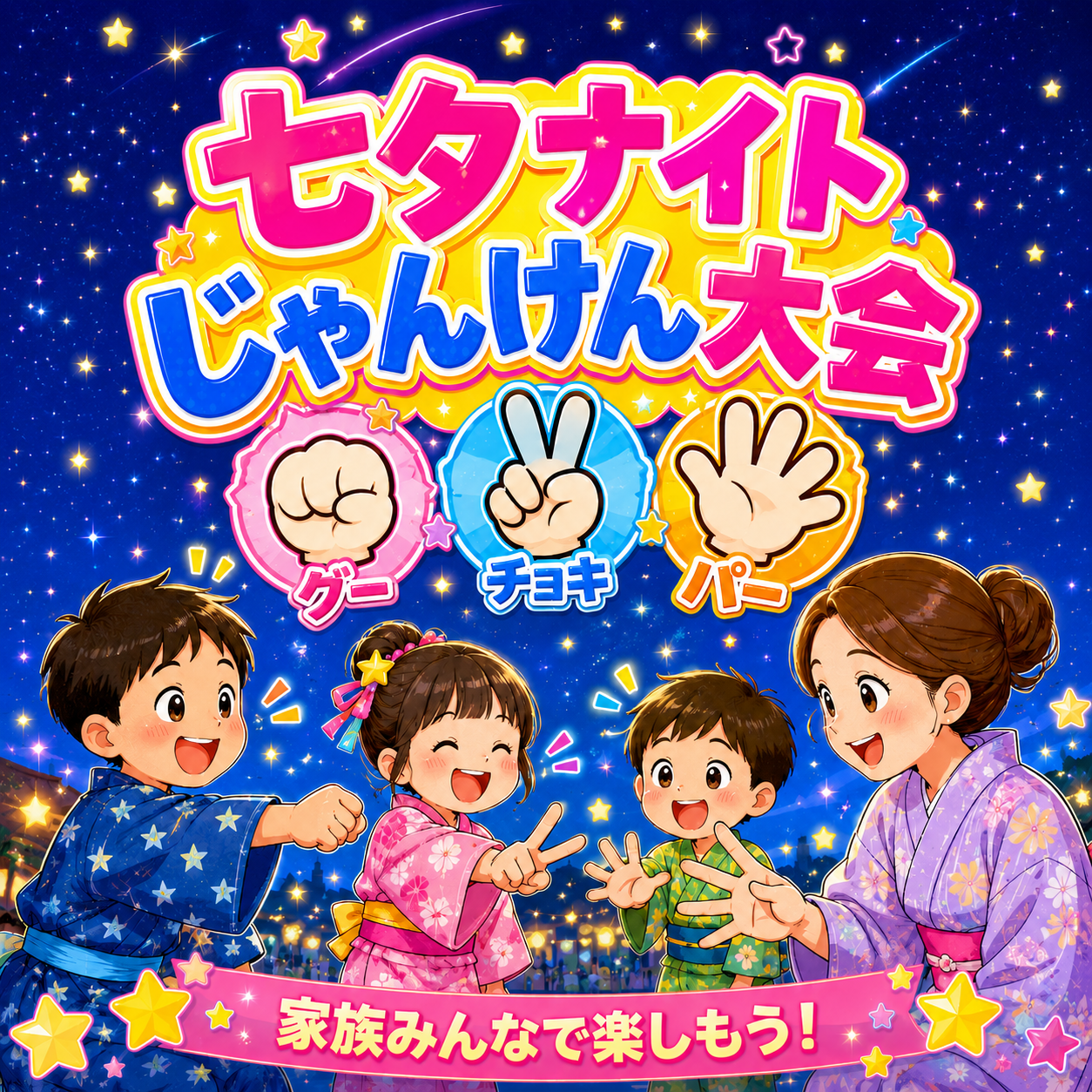 七夕ナイト「じゃんけん大会」